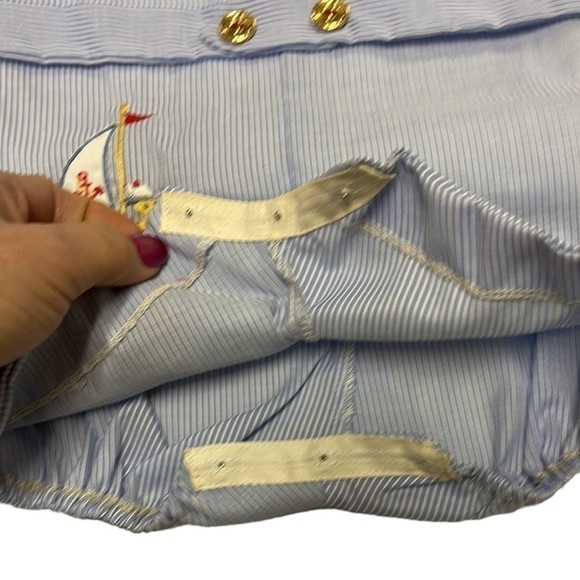 VINTAGE Tiny Todd original sailor onesie, shorts - Picture 3 of 6